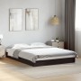 Estructura de cama madera de ingeniería negra 135x190 cm de vidaXL, Camas y somieres - Ref: Foro24-842043, Precio: 89,39 €, D...