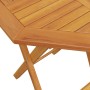 Folding garden table solid acacia wood Ø60x75 cm by vidaXL, Garden tables - Ref: Foro24-4004909, Price: 57,61 €, Discount: %