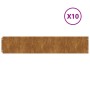 Bordes de césped acero corten flexible 10 piezas 20x103 cm de vidaXL, Recortadoras de césped - Ref: Foro24-821894, Precio: 75...