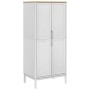 FLORO Kleiderschrank aus massivem weißem Kiefernholz 77x53x171 cm von vidaXL, Kleiderschränke - Ref: Foro24-374006, Preis: 24...