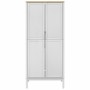 FLORO Kleiderschrank aus massivem weißem Kiefernholz 77x53x171 cm von vidaXL, Kleiderschränke - Ref: Foro24-374006, Preis: 24...