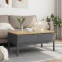 FLORO coffee table solid gray pine wood 99x55.5x45 cm by vidaXL, Coffee table - Ref: Foro24-374019, Price: 122,67 €, Discount: %