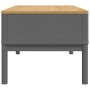 FLORO coffee table solid gray pine wood 99x55.5x45 cm by vidaXL, Coffee table - Ref: Foro24-374019, Price: 122,67 €, Discount: %