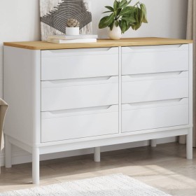 FLORO chest of drawers solid white pine wood by vidaXL, Drawers - Ref: Foro24-374012, Price: 203,75 €, Discount: %