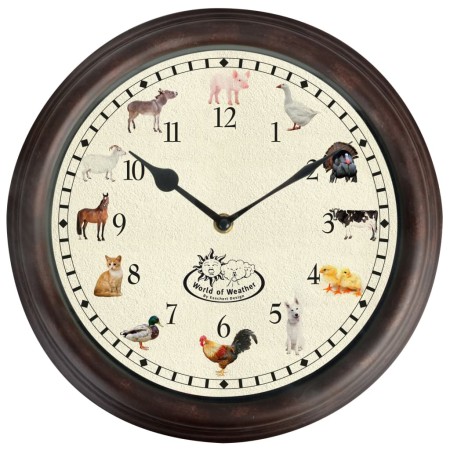 Esschert Design Reloj con sonidos de animales de granja de Esschert Design, Relojes de pared - Ref: Foro24-428856, Precio: 23...