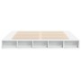 Estructura de cama madera de ingeniería blanca 180x200 cm de vidaXL, Camas y somieres - Ref: Foro24-3280454, Precio: 173,15 €...