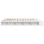 Estructura de cama madera de ingeniería blanca 180x200 cm de vidaXL, Camas y somieres - Ref: Foro24-3280454, Precio: 173,15 €...