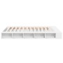 Estructura de cama madera de ingeniería blanca 160x200 cm de vidaXL, Camas y somieres - Ref: Foro24-3280461, Precio: 158,80 €...