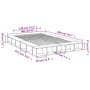 Estructura de cama madera de ingeniería blanca 160x200 cm de vidaXL, Camas y somieres - Ref: Foro24-3280461, Precio: 158,80 €...