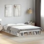 White engineered wood bed frame 150x200 cm by vidaXL, Beds and slatted bases - Ref: Foro24-3280468, Price: 161,32 €, Discount: %