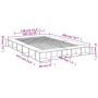 Estructura de cama madera de ingeniería blanca 150x200 cm de vidaXL, Camas y somieres - Ref: Foro24-3280468, Precio: 161,52 €...