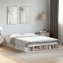 Estructura de cama madera de ingeniería blanca 140x200 cm de vidaXL, Camas y somieres - Ref: Foro24-3280475, Precio: 195,60 €...