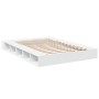 Estructura de cama madera de ingeniería blanca 140x200 cm de vidaXL, Camas y somieres - Ref: Foro24-3280475, Precio: 195,60 €...