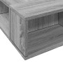 Sonoma gray engineered wood bed frame 140x200 cm by vidaXL, Beds and slatted bases - Ref: Foro24-3280480, Price: 167,94 €, Di...