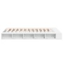 Estructura de cama madera de ingeniería blanca 140x190 cm de vidaXL, Camas y somieres - Ref: Foro24-3280489, Precio: 164,99 €...