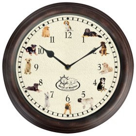 Esschert Design Clock with dog sounds by Esschert Design, Wall clocks - Ref: Foro24-428858, Price: 24,99 €, Discount: %