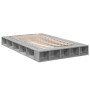 Sonoma gray engineered wood bed frame 140x190 cm by vidaXL, Beds and slatted bases - Ref: Foro24-3280494, Price: 165,31 €, Di...