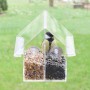 Esschert Design Acryl transparenter Kombi-Feeder von Esschert Design, Vogel Fütterer - Ref: Foro24-428843, Preis: 18,99 €, Ra...