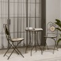 White Terracotta Ceramic Iron Mosaic Bistro Set by vidaXL, Garden sets - Ref: Foro24-3216356, Price: 243,15 €, Discount: %