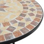 White Terracotta Ceramic Iron Mosaic Bistro Set by vidaXL, Garden sets - Ref: Foro24-3216356, Price: 227,29 €, Discount: %