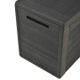 Caja de almacenamiento de jardín gris antracita 78x44x55 cm de vidaXL, Cajas de almacenaje para exteriores - Ref: Foro24-4944...