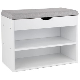 HI Mueble banco zapatero con cojín 60x30x45 cm de HI, Zapateros y organizadores de calzado - Ref: Foro24-429115, Precio: 89,6...