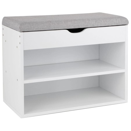 HI Mueble banco zapatero con cojín 60x30x45 cm de HI, Zapateros y organizadores de calzado - Ref: Foro24-429115, Precio: 89,9...