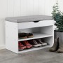 HI Mueble banco zapatero con cojín 60x30x45 cm de HI, Zapateros y organizadores de calzado - Ref: Foro24-429115, Precio: 89,9...