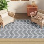 Gray PP outdoor rug 140x200 cm by vidaXL, Outdoor protectors - Ref: Foro24-316950, Price: 30,67 €, Discount: %