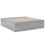 Estructura de cama madera de ingeniería gris Sonoma 180x200 cm de vidaXL, Camas y somieres - Ref: Foro24-3280907, Precio: 154...