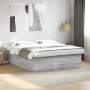 Estructura de cama madera de ingeniería gris Sonoma 180x200 cm de vidaXL, Camas y somieres - Ref: Foro24-3280907, Precio: 154...