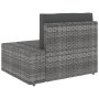 Gray Synthetic Rattan 3 Seater Sectional Sofa by vidaXL, Modular outdoor sofas - Ref: Foro24-49526, Price: 315,88 €, Discount: %