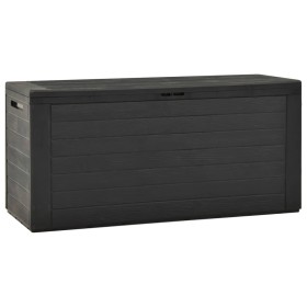 Anthracite gray garden storage box 116x44x55 cm by vidaXL, Outdoor storage boxes - Ref: Foro24-49445, Price: 69,99 €, Discoun...