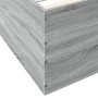 Estructura de cama madera de ingeniería gris Sonoma 90x200 cm de vidaXL, Camas y somieres - Ref: Foro24-3280970, Precio: 106,...