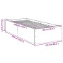 Estructura de cama madera de ingeniería negra 100x200 cm de vidaXL, Camas y somieres - Ref: Foro24-3281050, Precio: 95,99 €, ...