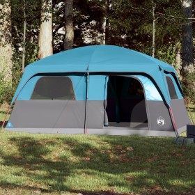 Blue Waterproof 10 Person Family Camping Tent by vidaXL, tents - Ref: Foro24-94534, Price: 258,99 €, Discount: %