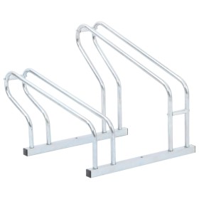 Stand for 2 bicycles independent floor galvanized steel by vidaXL, Bases and supports for storing bicycles - Ref: Foro24-4005...