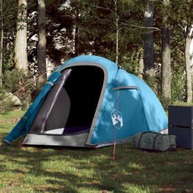 Blue waterproof 2-person tunnel tent by vidaXL, tents - Ref: Foro24-94605, Price: 49,45 €, Discount: %