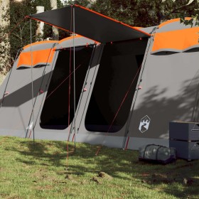 Family tunnel tent 8 people waterproof orange by vidaXL, tents - Ref: Foro24-94618, Price: 338,99 €, Discount: %