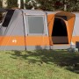 Camping tent with tunnel 4 people waterproof gray orange by vidaXL, tents - Ref: Foro24-94630, Price: 278,18 €, Discount: %