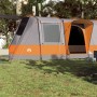 Camping tent with tunnel 4 people waterproof gray orange by vidaXL, tents - Ref: Foro24-94630, Price: 278,18 €, Discount: %