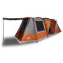 Camping tent with tunnel 4 people waterproof gray orange by vidaXL, tents - Ref: Foro24-94630, Price: 278,18 €, Discount: %