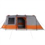 Campingzelt mit Tunnel 4 Personen wasserdicht grau orange von vidaXL, Zelte - Ref: Foro24-94630, Preis: 278,18 €, Rabatt: %