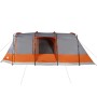 Camping tent with tunnel 4 people waterproof gray orange by vidaXL, tents - Ref: Foro24-94630, Price: 278,18 €, Discount: %