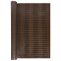 Brown and black synthetic rattan balcony awning 300x90 cm by vidaXL, fence panels - Ref: Foro24-156251, Price: 28,81 €, Disco...