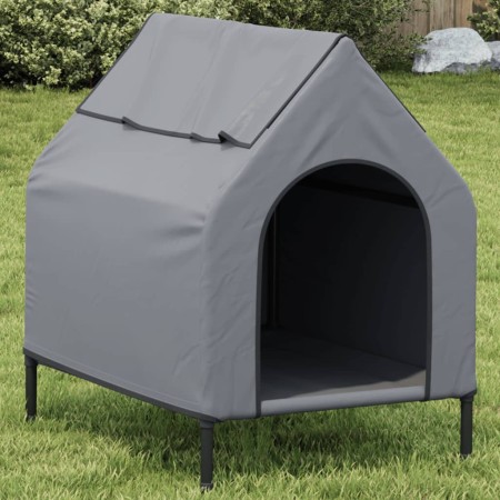 Oxford fabric and anthracite gray steel dog house by vidaXL, Dog kennels - Ref: Foro24-172590, Price: 65,53 €, Discount: %