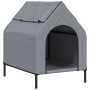 Hundehütte aus Oxford-Stoff und anthrazitgrauem Stahl von vidaXL, Hundehütten - Ref: Foro24-172590, Preis: 65,53 €, Rabatt: %