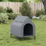 Hundehütte aus Oxford-Stoff und anthrazitgrauem Stahl von vidaXL, Hundehütten - Ref: Foro24-172590, Preis: 65,53 €, Rabatt: %