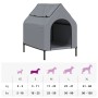 Hundehütte aus Oxford-Stoff und anthrazitgrauem Stahl von vidaXL, Hundehütten - Ref: Foro24-172590, Preis: 65,53 €, Rabatt: %