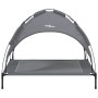 Dog bed with canopy anthracite oxford fabric and steel by vidaXL, Beds for dogs - Ref: Foro24-172599, Price: 39,99 €, Discoun...